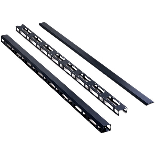 42U cabinet metal vertical cable management slot open rack 600 wide 800 wide vertical large wide cable management cable tie rack black 800 wide 42U (1850*94*70MM) 1x1x1cm