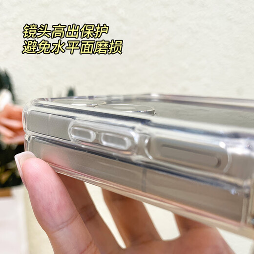 纯彩（purecolor）适用三星zflip7手机壳Galaxy Z Flip7折叠屏保护套全包超薄防摔透明软壳侧挂-蝴蝶结+珍珠手提