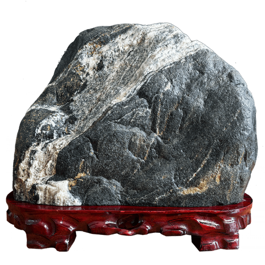 
Authentic Taishan stone natural raw stone Taishan stone Gandang indoor living room corner office Yang stone backing stone ornaments 13568 backing with a backing