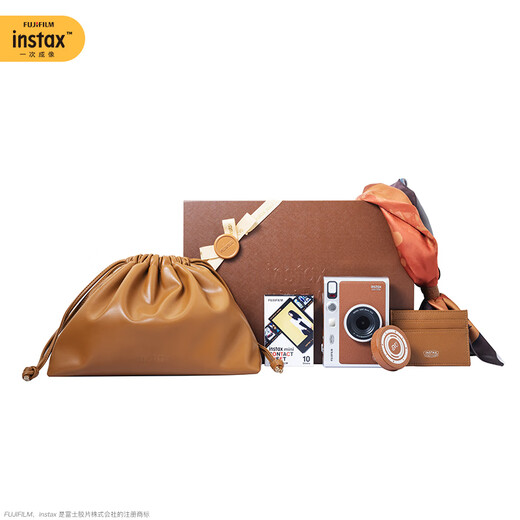 INSTAX Fuji instax instant instant camera mini Evo brown art rebirth gift box set