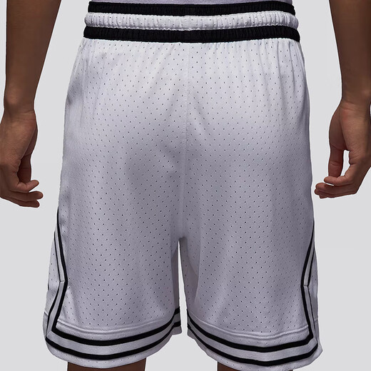 Jordan Herren Sportshorts Summer Shorts Casual Hosen Cool und Leichtes HF9911-100 Weiß/Schwarz L.
