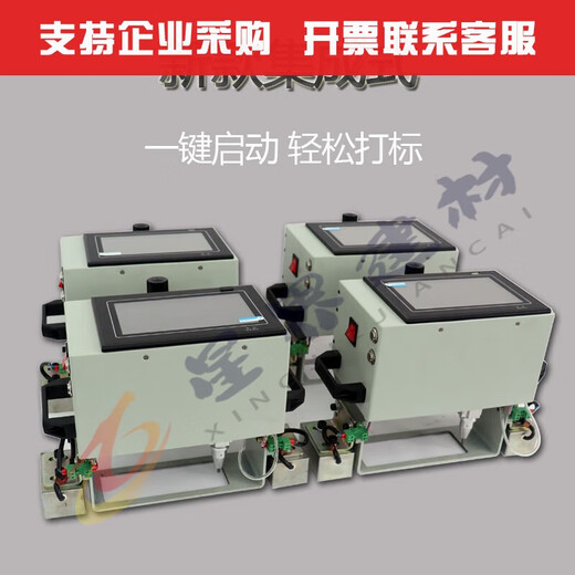 XMSJ气动电动便携式打标机打码机钢板模具法兰钢结构钢印打号机 12040气动一体机 更轻巧