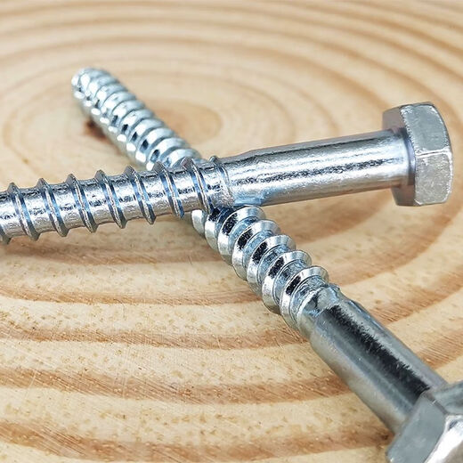 溥畔镀锌外六角木螺丝木方托盘粗牙自攻丝DIN517木螺钉M6M8M10M12加长 M8*13062支