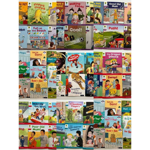 Version des englischen Oxford Oxford-Wertungslesensgeschichte Kinderaufklärung Englisch Level 1-8 Level 1-2 zufällige 12 Bücher (6*86*12 Seiten)