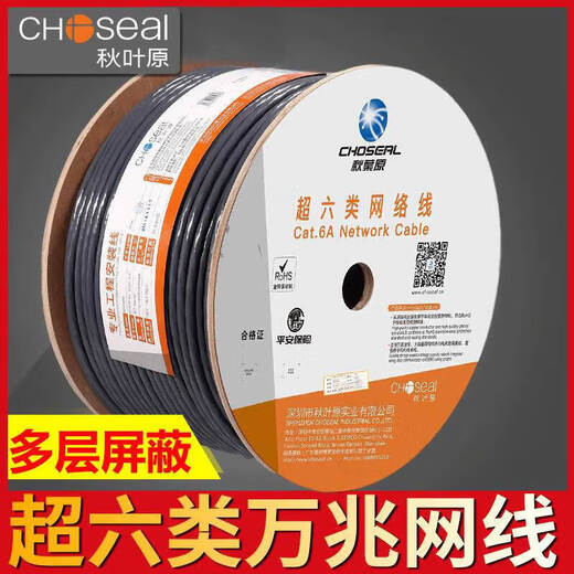 Akihabara (Chseal) Akihabara QS6169 Super catégorie six câble réseau double bouclier pur cuivre décoration à haut débit à haut débit