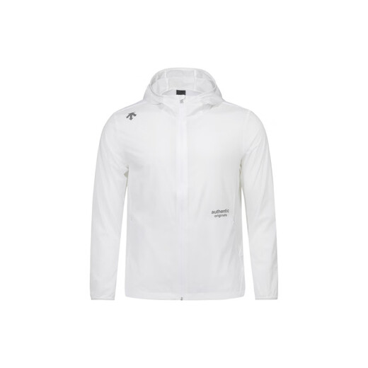 迪桑特（DESCENTE）高端Authentic系列户外防晒皮肤衣LOGO印花夹克外套男女同款 卡其色 100