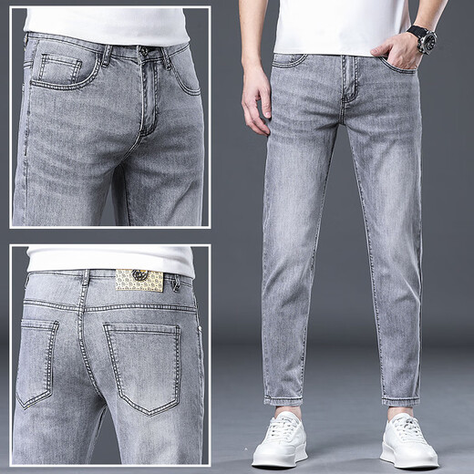 Lee Kids Summer Dünne Tennisjeans Black Grey Grey Cropped Hosen Schlanker schlanker 9-Punkte-Hosen 1048 Black Grey 1-9-Punkte-Hosen 36