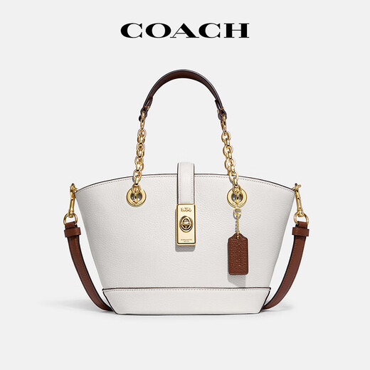 蔻驰（COACH）【情定七夕】LAN饺子包时尚潮流单肩斜挎水桶包C8212 【小号 黑色】C8399 IMA47
