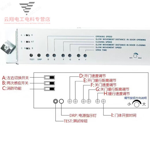 Automatic door sensor door controller electric motor motherboard electric glass sliding door panel accessories universal device universal controller