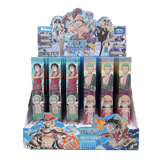 UHFQ Ein Stück neuer Blindkasten Stift kreativer Cartoon süße Ins High-Precision-Presse neutraler Stift Schnell trockener schwarzer Wasser Stift 0 x-6174 Zeitagent Blindbox Random 6 0,5 mm 0,5 mm x Single