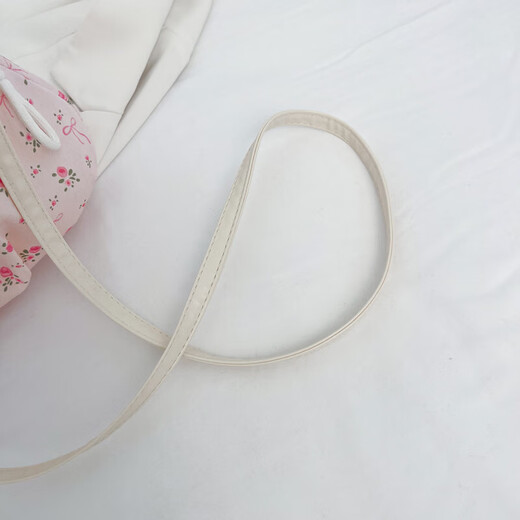 2025 Neue kleine und frische Tasche für Frauen mit Schleifen und Blumenpendelpendel-Einkaufstasche Faltenwolkenbeutel One-Shoulder Crossbody Bag QP-77007# Pink