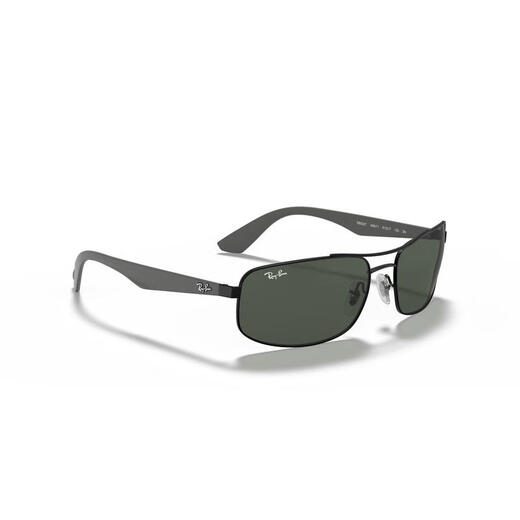 Rayban Männer 24 neue RB3527 Einfache Sonnenbrille klassischer Pilotstil bequemer und leichter Fahrteile Black_Green Classic L.