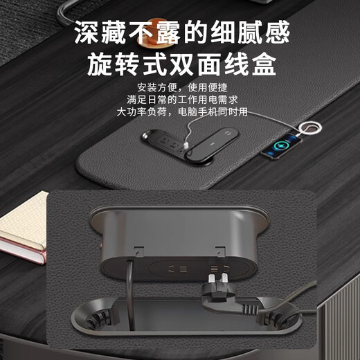 宁邱络阁（NICHLORT）办公家具会议桌长桌简约现代会议室接待长条洽谈桌桌椅组合 4.8m会议桌