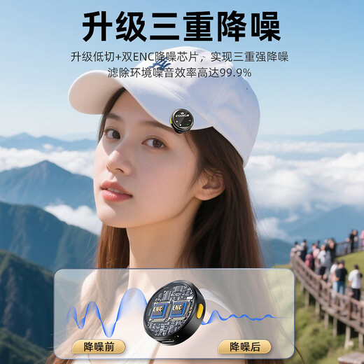 SANSUI MV09 Wireless Lavalier Microphone for Live Singing, Noise Reduction Card, Voice Modification, Douyin Short Video, Mobile Phone Camera Recording Equipment, Full Set of Radio Microphone, Single Version, No Warehouse Built-in Noise Reduction, Android Special Version