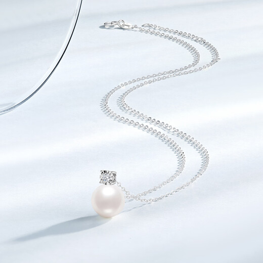 Chao Acer PT950 Platinum Pearl Diamond Necklace Gift Pricing Platinum XQP43700001 Chain length about 45cm