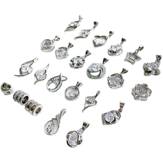 Juke Lao Phoenix Gold Store Platinum Moissanite Single Pendant P950 Platinum Pendant Women's Platinum Necklace Single Pendant Moebius