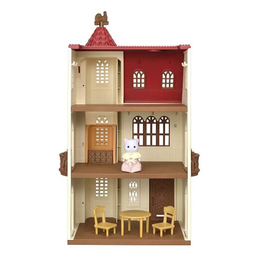 
Sylvanian families (Sylvanian families) elevator building set, play house girl toy doll set