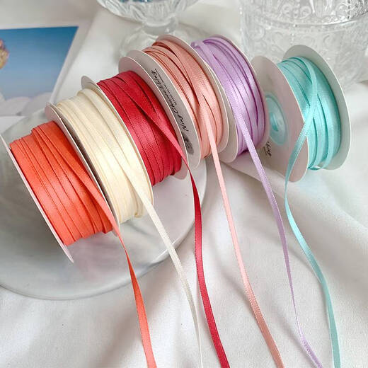 Yonghuan M verschlüsselte doppelseitige Polyester-Gurtband Hochzeitsknot Making-Geschenkmaterial Verpackung Ribbon Ribbon Alter Gold Reis/Roll #693