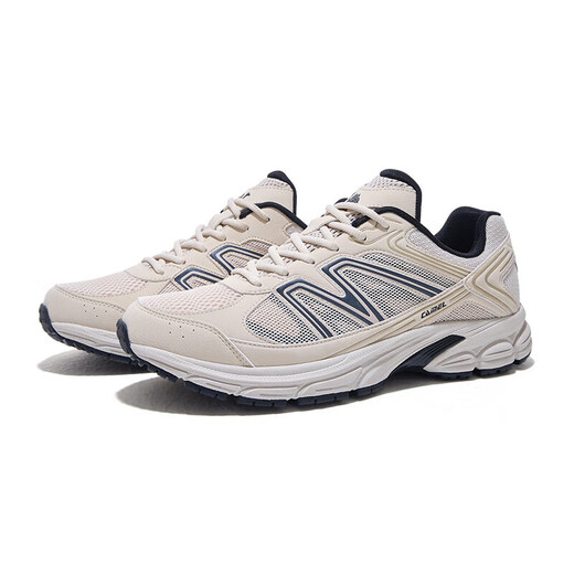 Camel (Kamel) Mesh atmungsaktiv joggen Frauenschuhe Retro Casual Sports Schuhe K25B09L7028 Leicht Beige/Schwarz 38