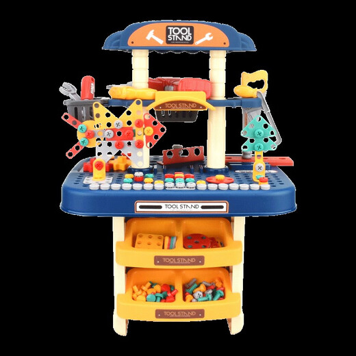 
Jiashi screw screw toy 1-3 year old children's repair tool box set for home appliance drill baby Vitao puzzle multi-function tool box + electric drill (battery delivery)