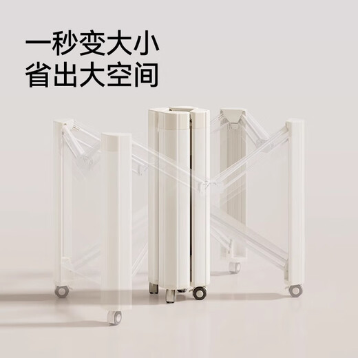 Ying's crib sleeping warehouse free installation splicing large bed multi-functional removable folding newborn baby bb bed quality Chinese version folding crib + storage basket + baby mosquito net