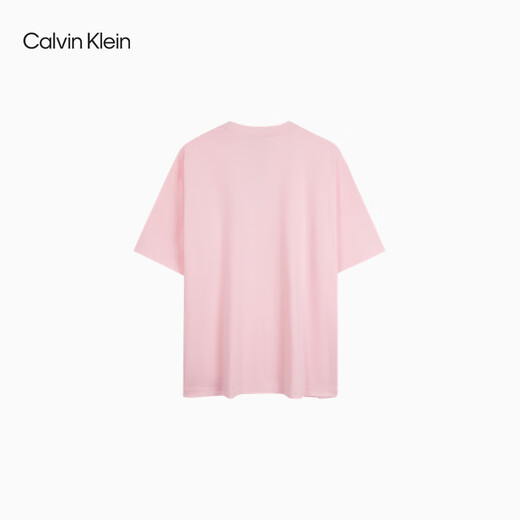 卡尔文·克莱恩（Calvin Klein）CK Jeans25早秋新款男士休闲纯色字母印花纯棉宽松短袖T恤4RC829G L1X-冰珀绿 XS
