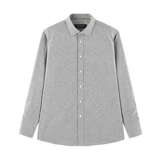 Youngor machine washable down shirt autumn and winter white goose down lining cotton warm long-sleeved shirt for men 129827