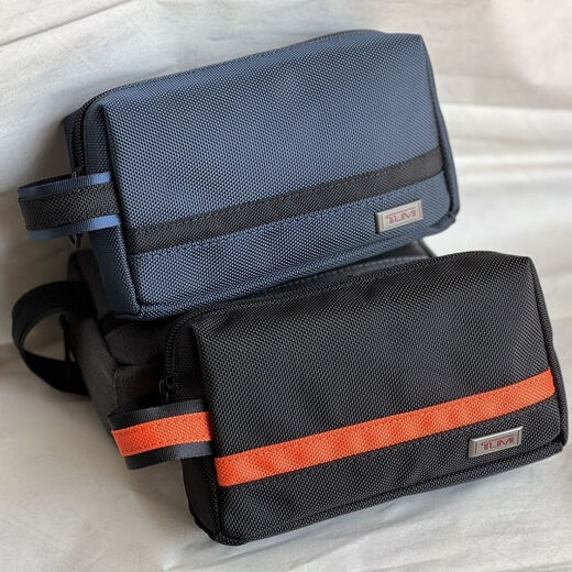 RSRDDY new ins large-capacity toiletry bag for men and women portable multi-functional ballistic nylon document power supply storage bag blue