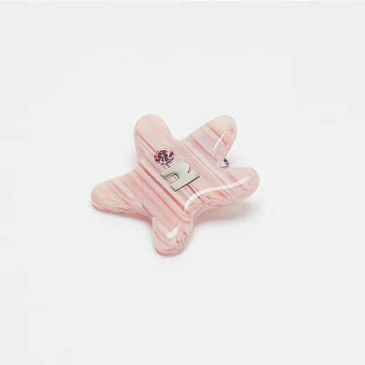 Tagi.<Tapixing> Hair Clip Starfish Bangs Clip Trimmed Clip Hair Clip Cute Hair Clip Birthday Gift-Cream Pink