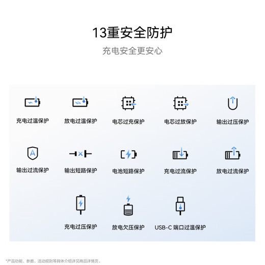 华为【3C认证】原装全能充磁吸移动电源充电宝可上飞机小巧便携13重安全防护 含3.3A C-C 0.25米数据线