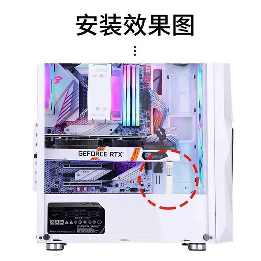 电脑工具可支撑显卡支架托架带水平仪 迷你款-黑色【1.8cm-2.7cm】