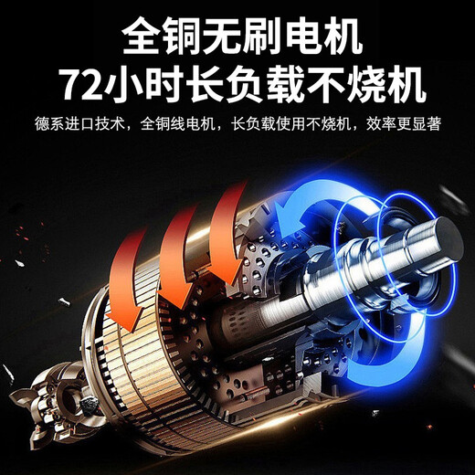 XMSJ Multifonction Méronisation à pelouse électrique Mower Rechargeable Batteille de lithium de tondure haute puissance pour faire de l'herbe, 3880W + 12A Batterie de lithium + sac à cadeau
