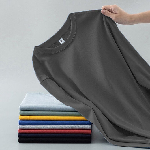 BDTQ2025 New Slim Long Sleeve T-Shirt Men's Loose Round Neck Bottoming Shirt Student All-match Casual Top Regular Long Sleeve Brick Red L