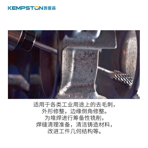 Capson Tungsten Carbide Rotary File Carbide Milling Cutter Metal Electric Grinding Head Electric File Head 6mm Double Slot D1049