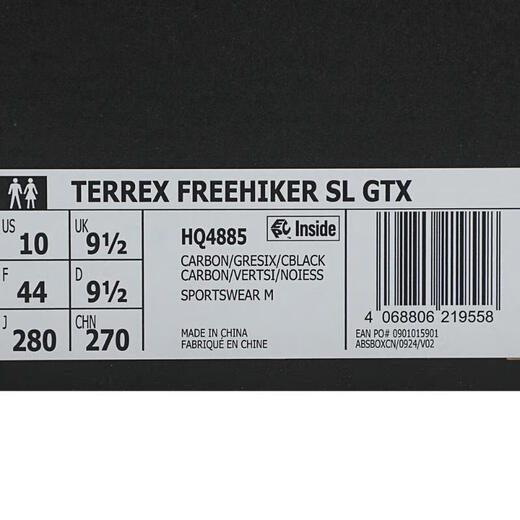 adidas [adidas] hommes et femmes Terrex Freehiker Sl GTX Chaussures de course HQ4885 43