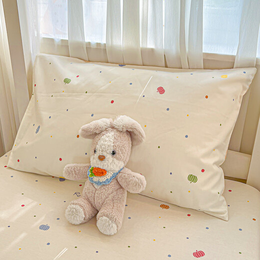 Su Xuan pure cotton dormitory bed sheet single piece 90x190 mattress cover college student single bed cover pure cotton mattress protector sheet oil painting mousse cat 230x245cm sheet + pillowcase pair