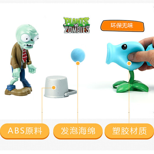 
Plant vs. Zombies Children's Dolls Sunflower Glue Boy Toy Set Festival 686-8 Chili Pitcher (hard)
