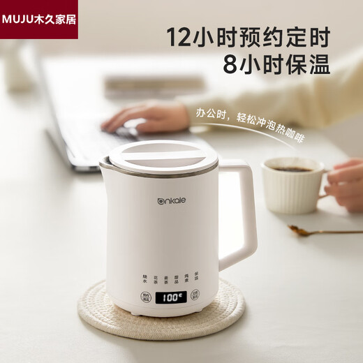 Japan imported health pot household multi-functional tea kettle kettle mini small stew cup portable hot water kettle 316 stainless steel 0.6L