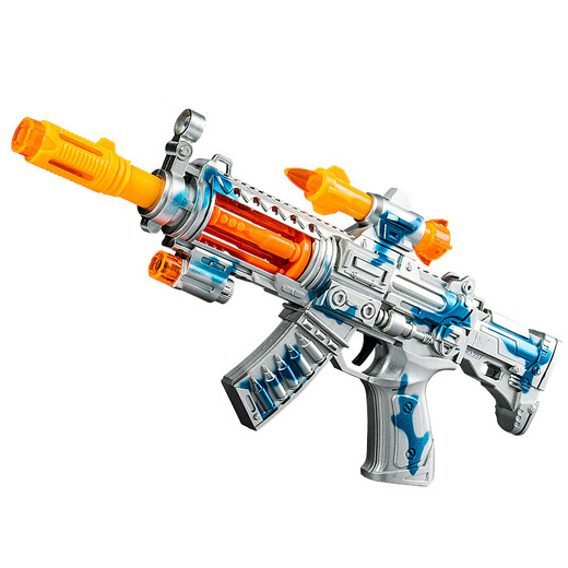 Children's toy gun electric music machine gun sound and light submachine gun boy gun toy night market stall 9923 War Eagle electric sound and light gun-red