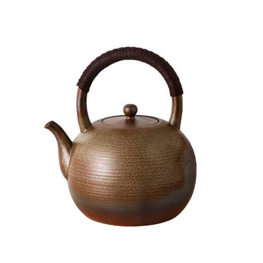 语森忆佛量陶壶柴烧大容量老岩泥煮茶烧水纯手工防烫家用日式养生电陶壶 松柏木佛量13662号2300ml 1L以上