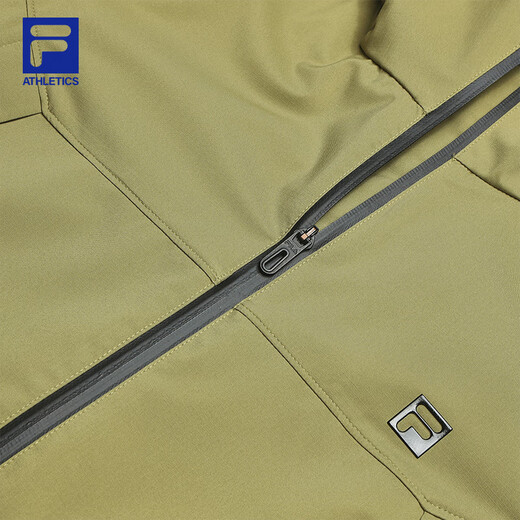 
FILA official couple woven jacket 2025 autumn new fitness outdoor sports windproof and moisture-permeable hooded top