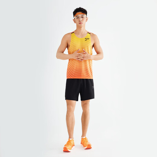 Do-win dios walker se chaleco de verano el verano transpirable maratón maratón corriendo camiseta sin mangas 2112020 naranja m