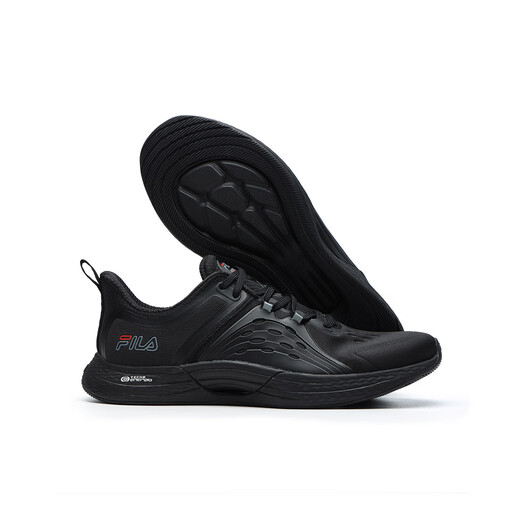 FILA Men's Comprehensive Training Shoes Men's Sports Lightweight Low-top Breathable and Comfortable Equipment Training Fitness Shoes Black 40