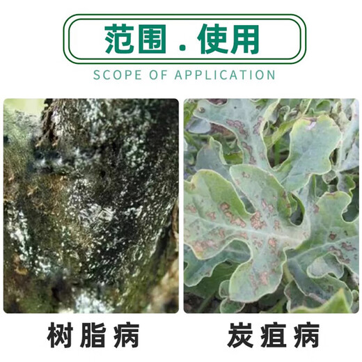 Hulian Plant Protection 40% Difenoconazole Watermelon powdery mildew anthracnose leaf spot special Hulianshida pesticide fungicide 1000g*12 bottles (full box)