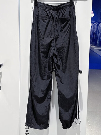Adidas (adidas) Clover Retro Straight Pants Loose Sports Wide Leg Men's Trendy Fashion Trousers jw9896 XS