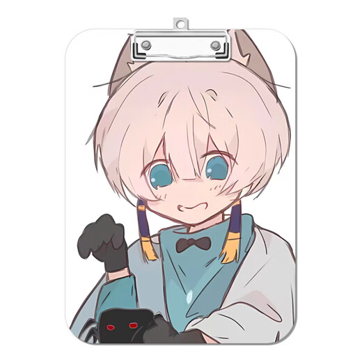 Morning Super Light Meets 2D Plywood Writing Padded Plate A4 Clip Acrylic Folder Notes Test Paper A5a6 Learning Stationery Drawing Plate Cardboard Sketch Plate Multi-functional K12808-Light Meets 2D 2-A4 Clip