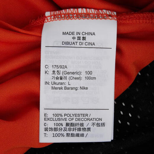 Nike (Nike) Numéro standard Dri-Fit Maillot de basket-ball à double côté masculin IH9272-010 L