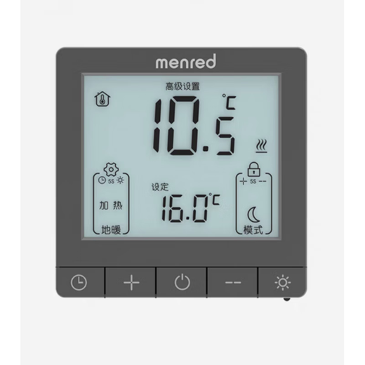 Manred thermostat panel electric floor heating water floor heating wall-mounted furnace heating timing temperature controller RT1.13 water heating thermostat