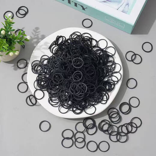 New Kapibara hair clip cute children's hair clip bangs clip headdress girl heart sweet girl hair accessories [200 black rubber bands]