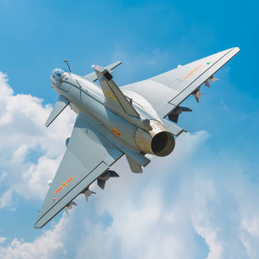 Modèle d'avion FMS 64 mm canalisé J-10 Journée nationale de simulation d'avion d'attaque commémorative avion à voilure fixe électrique télécommandé 64 mm J-10 PNP bleu avec Ruifei V3